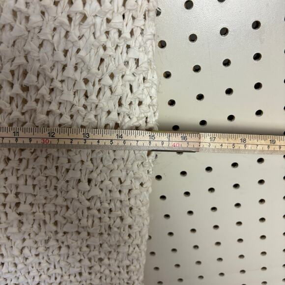 Vintage Liz Claiborne Hand-Knit Vest Neutral 90s Boho Women’s S - Picture 5 of 6